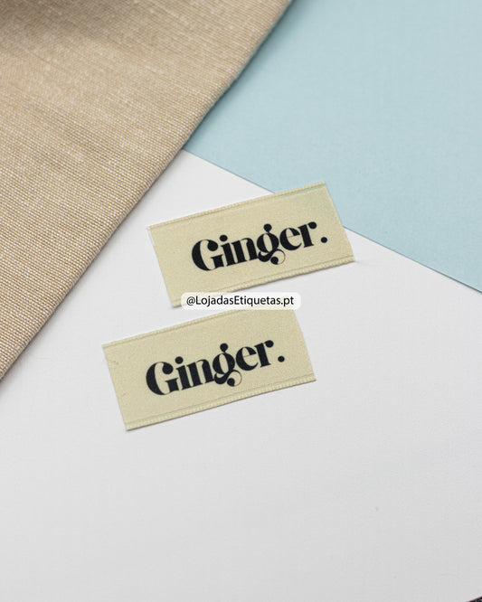 Etiquetas em Cetim Personalizaveis
