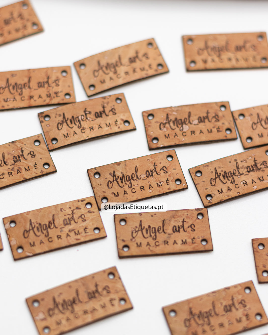 Etiquetas em Cortiça