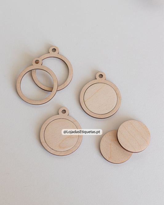 Bastidores em madeira para bordados 