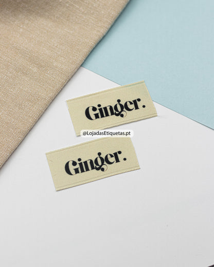 Etiquetas em Cetim Personalizaveis 