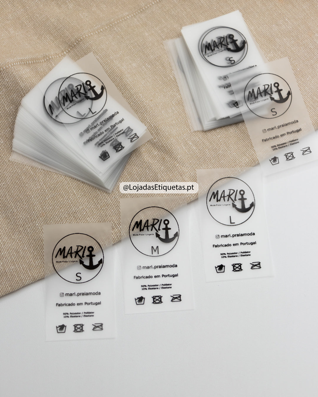 Etiquetas em silicone