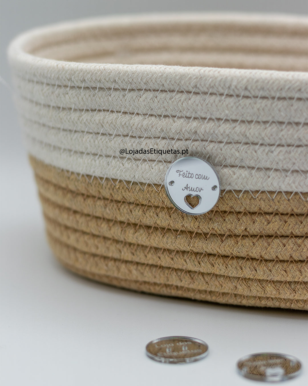 Etiquetas em Acrílico Espelhado Redondas | Ovais