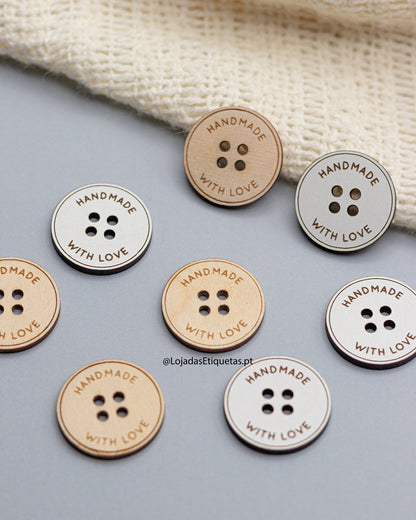 Medalhas | Botões em Madeira