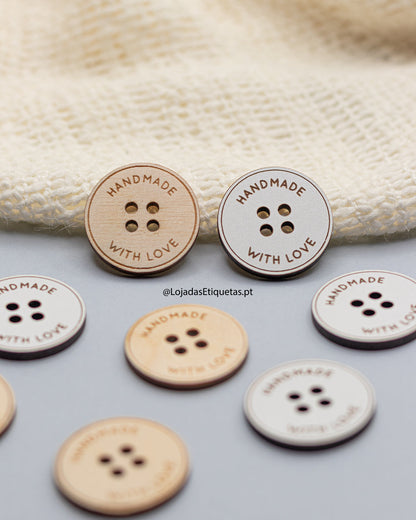 Medalhas | Botões em Madeira