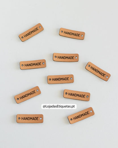 Etiquetas Retangulares em Napa | Pele sintética