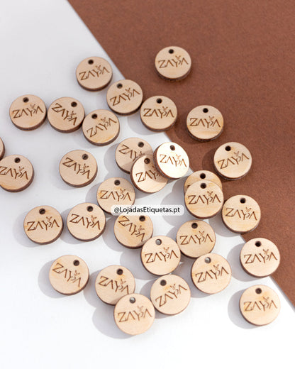 Medalhas | Botões em Madeira